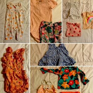 6-12 Month Summer Bundle - shorts, swimsuits, rompers and more